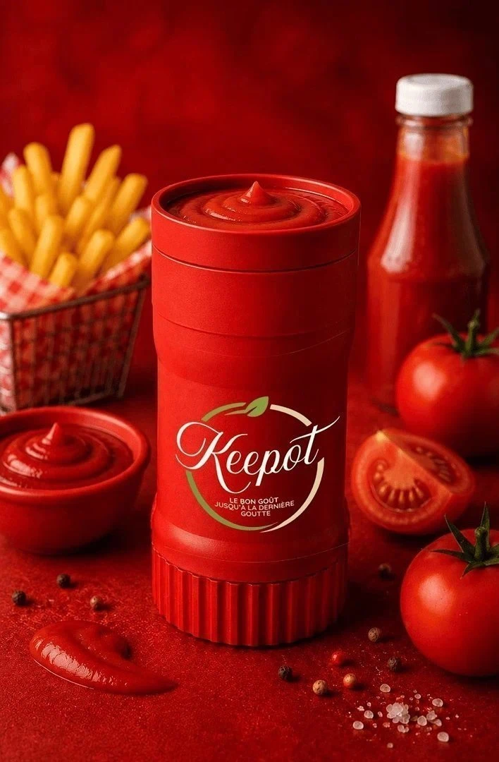 Pot à sauce ketchup